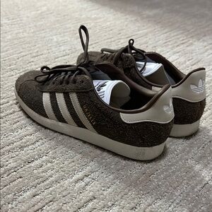 Adidas Gazelle Brown and Cream Sneakers
